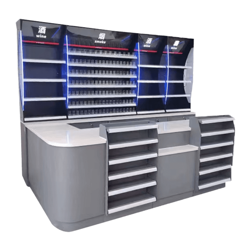 Tủ trưng bày thanh toán tại cửa hàng tiện lợi thông minh